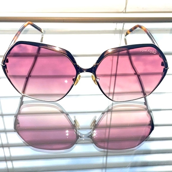 NWT TOM FORD Geometric Sunglasses - Picture 12 of 16